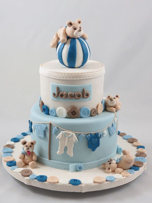 Teddy Bear Baby Shower Cake