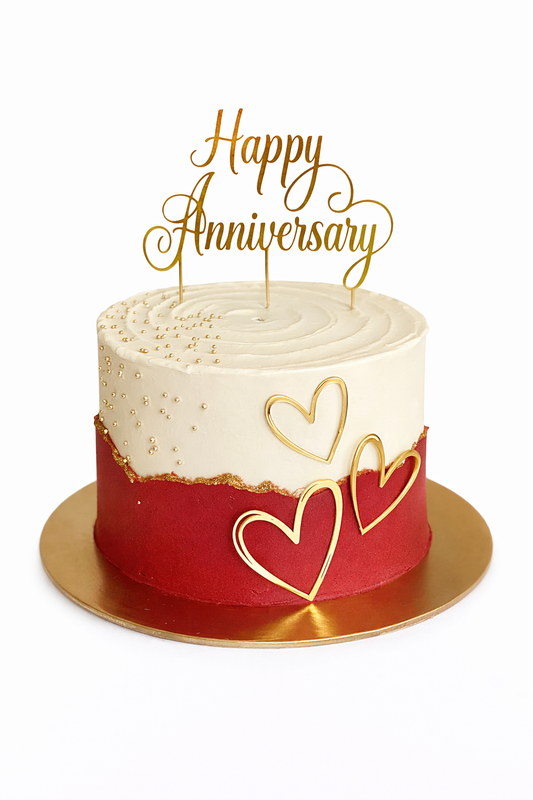 Fault Line Anniversary Cake