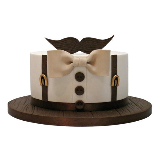 Gentleman Suit Fondant Cake