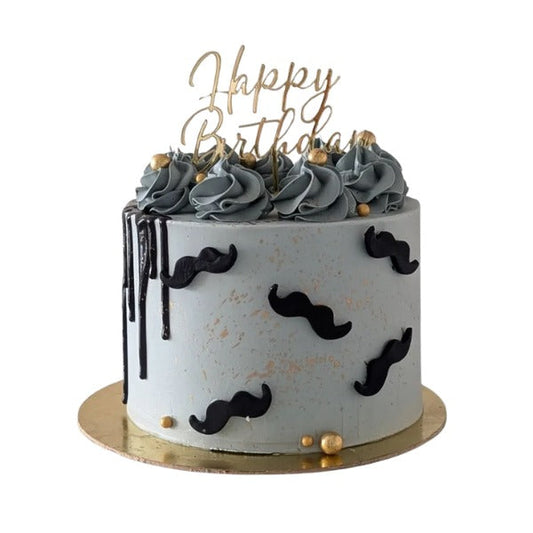 Gentleman's Moustache Birthday Cake
