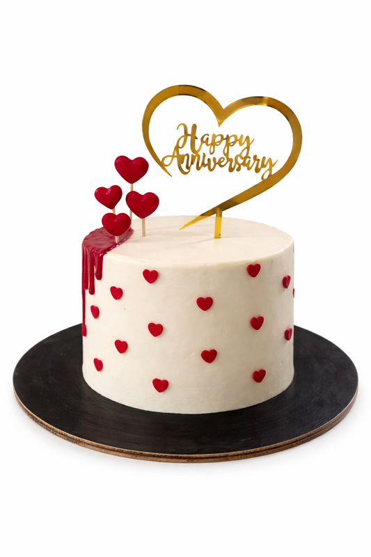 Hearts Bento Anniversary Cake