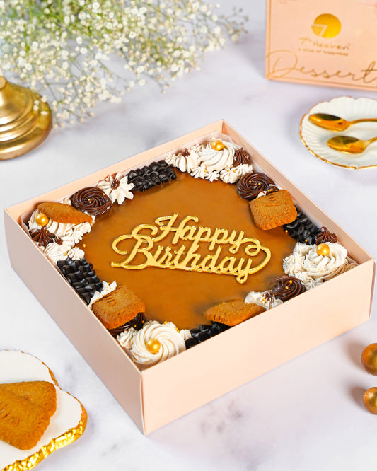 Mocha Biscoff® Sheet Cake