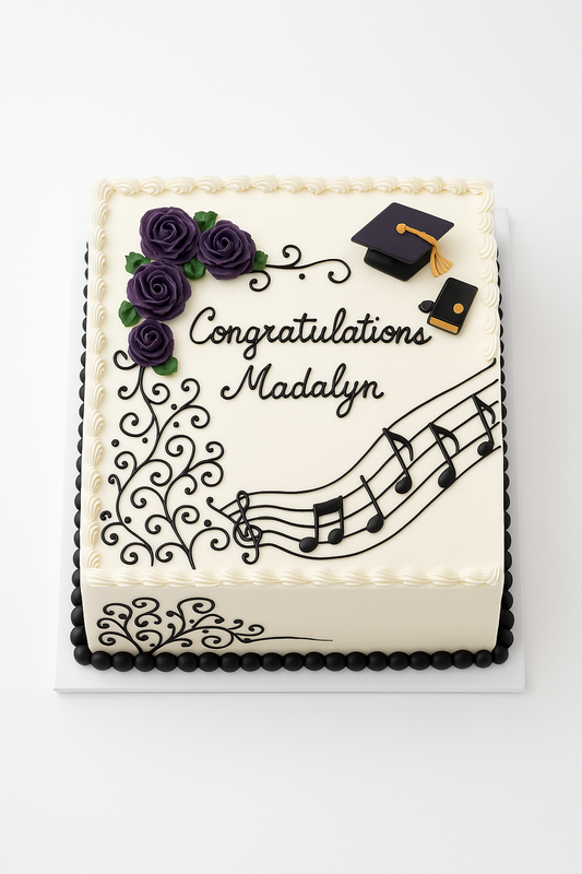 Melody Congratulations Cake