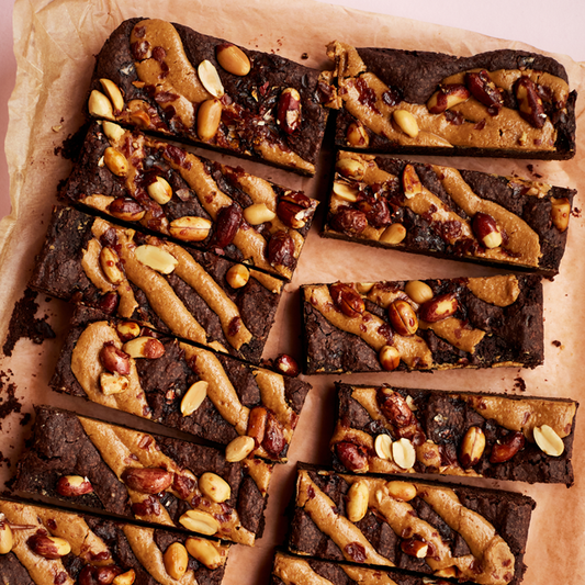 Peanut Butter Brownie (Gluten Free, Vegan)