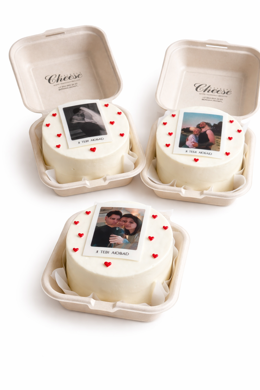 Polaroid Photo Bento Anniversary Cake