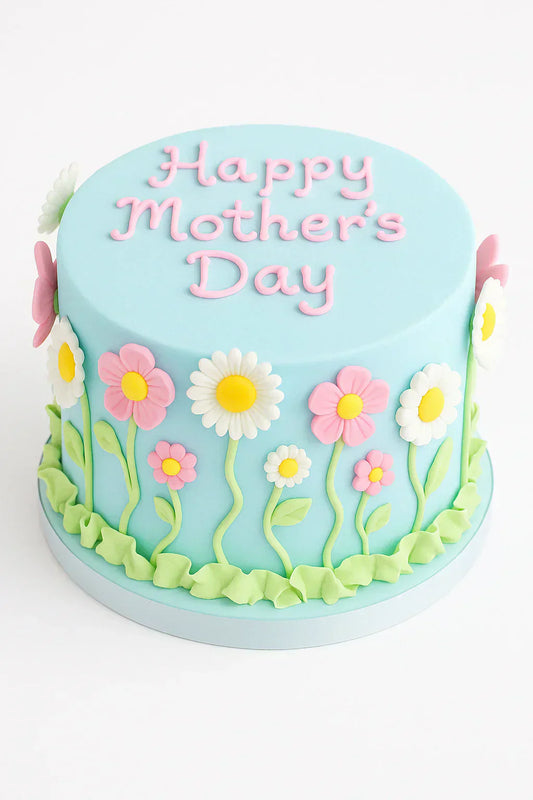Spring Garden Mothers Day Cake
