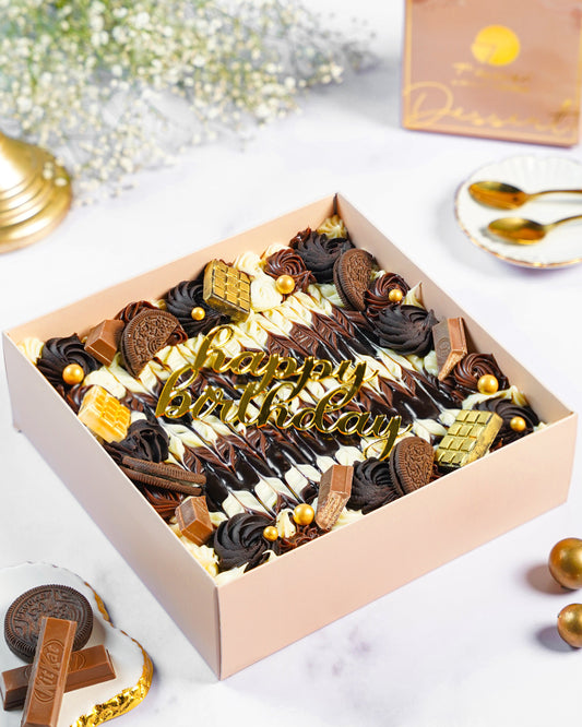 Triple Chocolate Sheet Cake