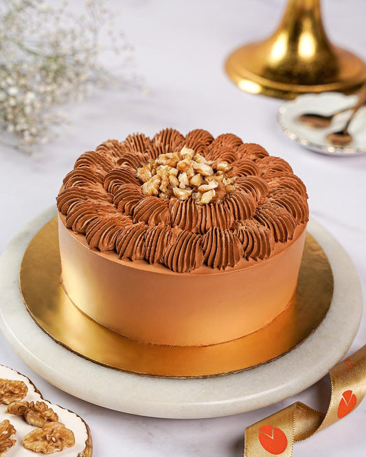 Coffee & Walnut Cake