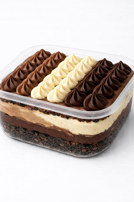 Triple Chocolate Brownie Tub Dessert